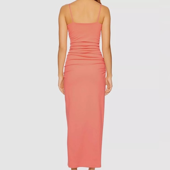 228 Susana Monaco Women's Pink‎ Sleeveless Body-Con Midi Dress Size medium - Picture 2 of 8
